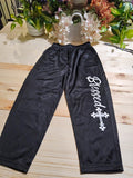 Size 5–6 Youth Sweatpants with Faith Designs