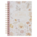 Always Be Joyful – Dusty Mauve Floral Christian Journal (1 Thessalonians 5:16)