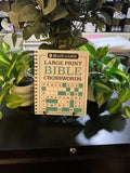 Large Print Bible Crossword Puzzle Book – 80+ Brain-Challenging Bible Puzzles