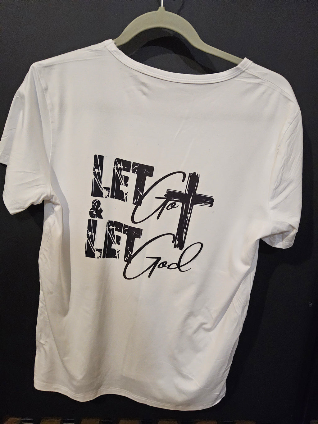 Let Go and Let God – Christian Faith T-Shirt
