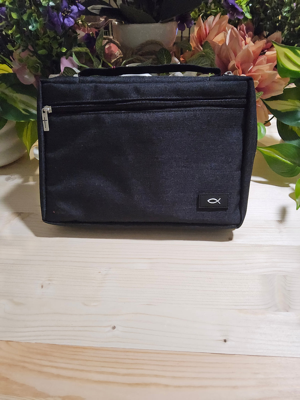 Plain Black Bible Cover for Standard-Size Bibles