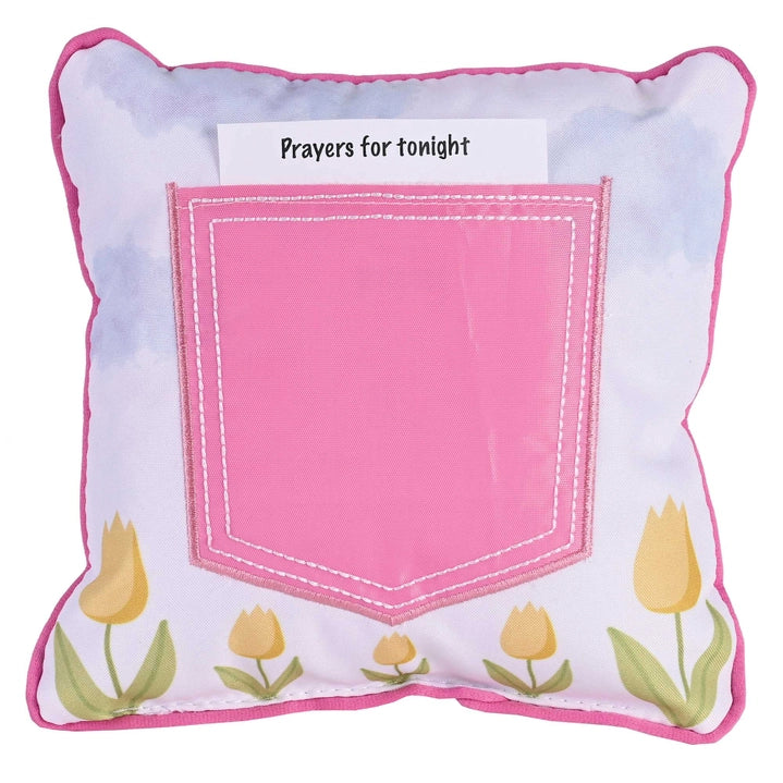 Girl’s Prayer Pillow – “God Always Hears My Prayer” Faith Pillow for Girls